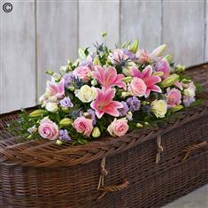 Pastel Casket Spray
